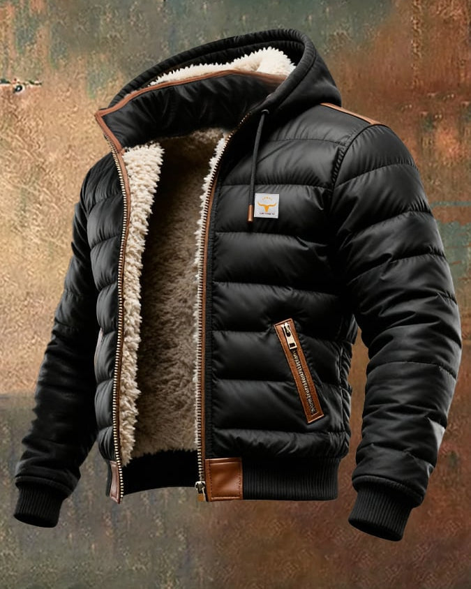 Maurice | Quilted Sherpa Winter Jacket