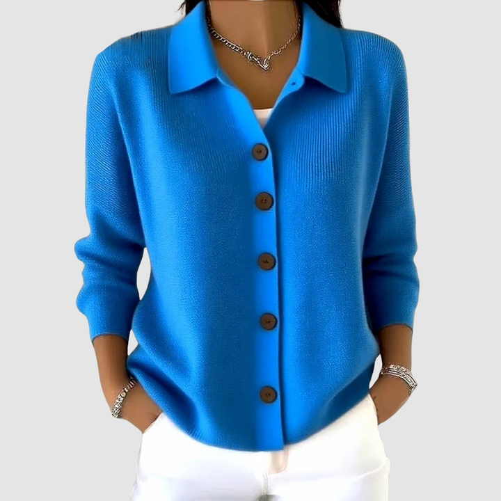 Riah™ | Soft Button-Up Knit Cardigan