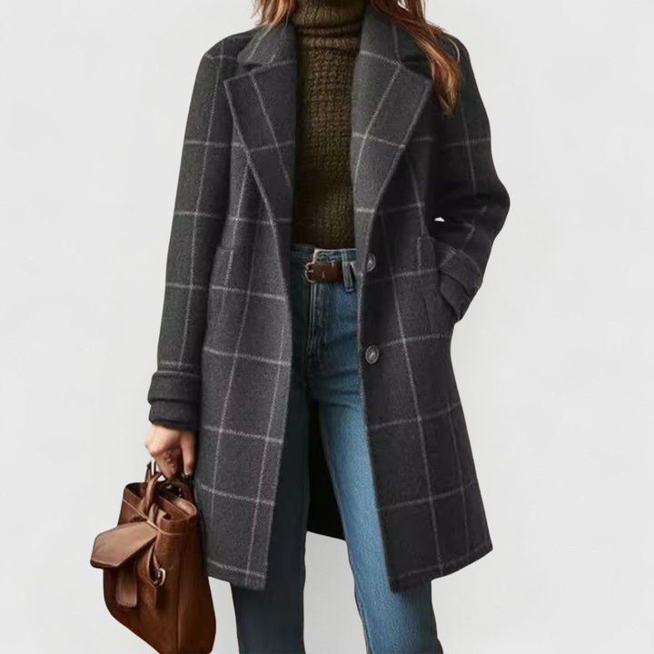 Delila | Classic Check Coat