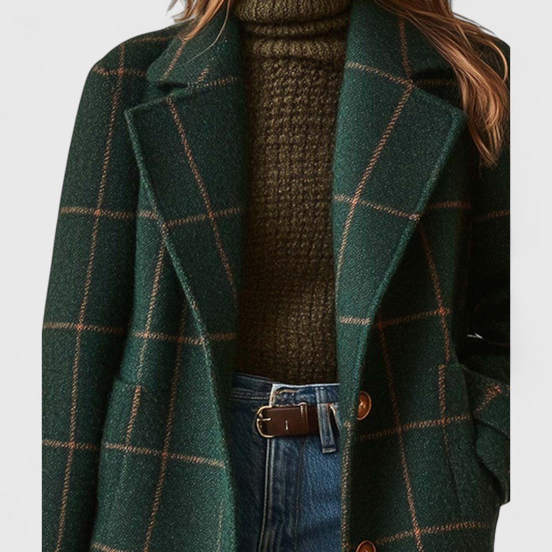 Delila | Classic Check Coat