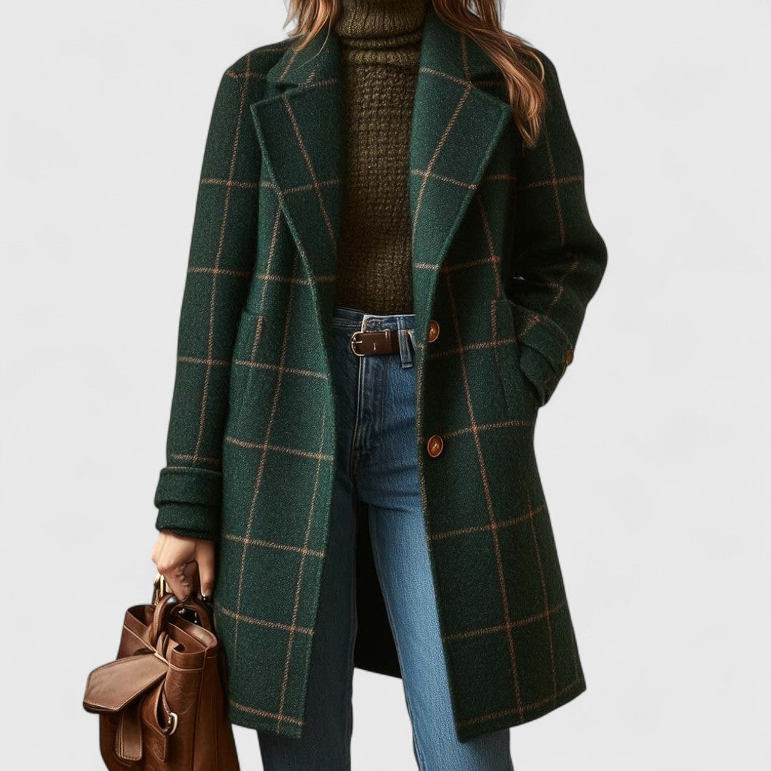 Delila | Classic Check Coat